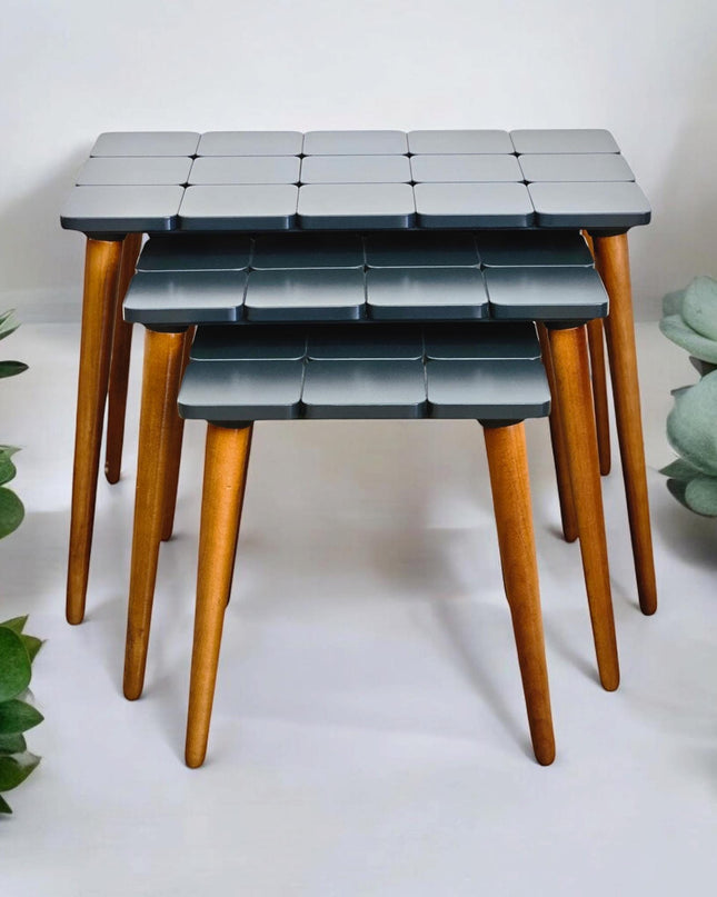 Modern Coffee Table, Walnut Side Table Mid Century, Modern Living Room Furniture Housewarming Gift, Modern Coffee Tables with Wooden Legs