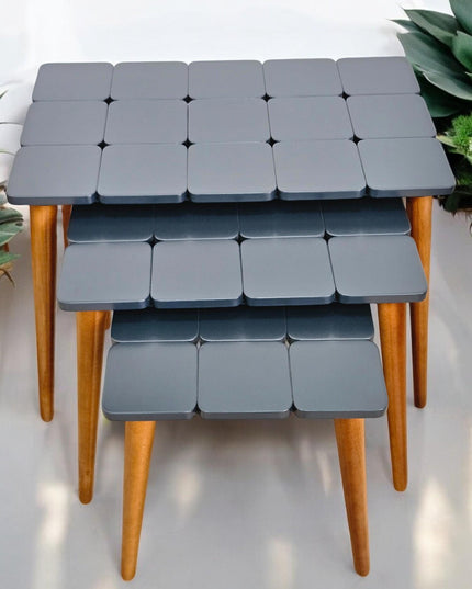 Modern Coffee Table, Walnut Side Table Mid Century, Modern Living Room Furniture Housewarming Gift, Modern Coffee Tables with Wooden Legs