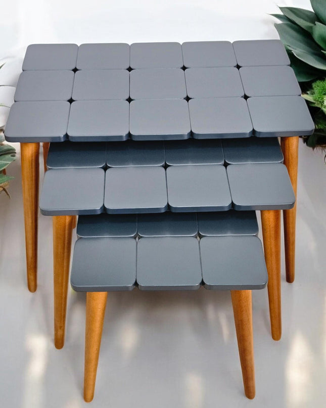 Modern Coffee Table, Walnut Side Table Mid Century, Modern Living Room Furniture Housewarming Gift, Modern Coffee Tables with Wooden Legs