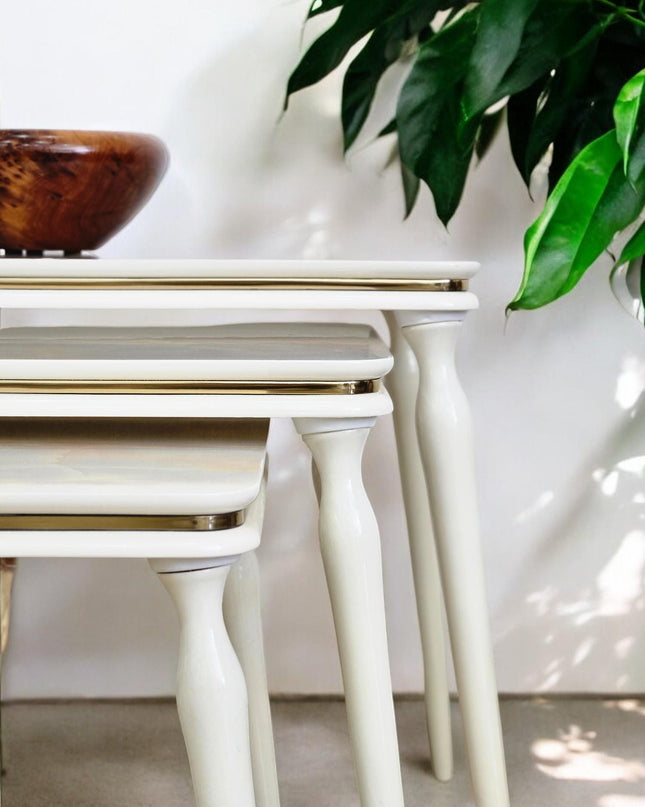 Square Nest Sofa Table, Minimalist Wooden Livingroom Furniture, Rustic Nesting Coffee Tables, Rectangular Coffee Table, Coffee & End Table