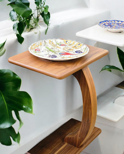 C Shaped Rectangular Coffee Table, Wide C Coffee Table, Special Design Coffee Table, Living Room Coffee Table, Laptop Stand