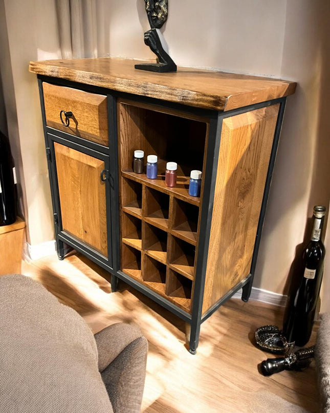 Wood Wine Rack Kitchen, Cabinet Shelf For Wine, Mini Wine Bar, Walnut Wood Wine Bar, Wood Liquor Cabinet, Wine Storage Sideboard