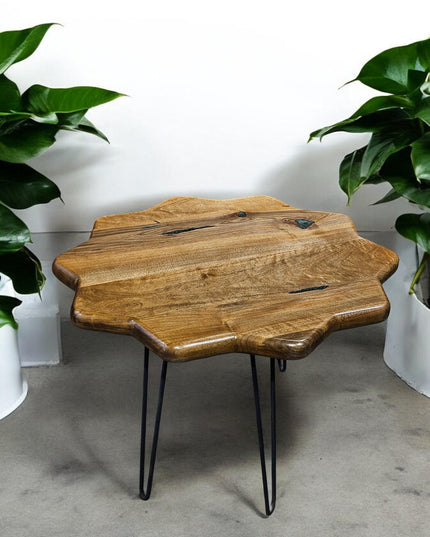 Rustic Side Tables, Live Edge Walnut Coffee Table, Rustic Round Walnut Table, Unique Coffee Table, Wood Side Table, Handcrafted Coffee table