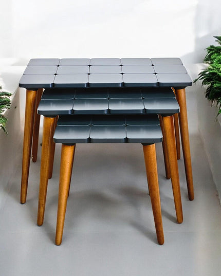 Modern Coffee Table, Walnut Side Table Mid Century, Modern Living Room Furniture Housewarming Gift, Modern Coffee Tables with Wooden Legs