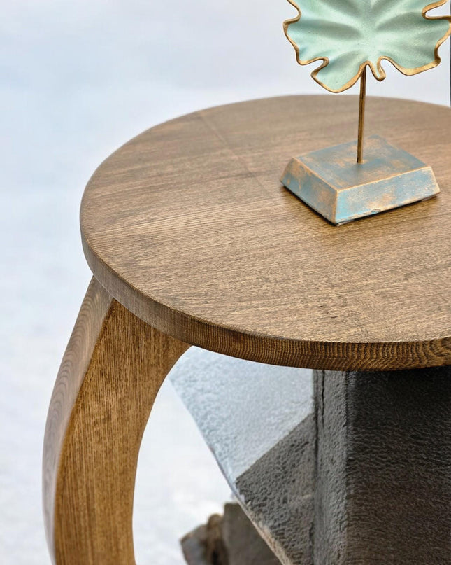 Round Side Table, C Shaped Round Coffee Table, Wide C Coffee Table, Special Design Coffee Table, Round Side Table