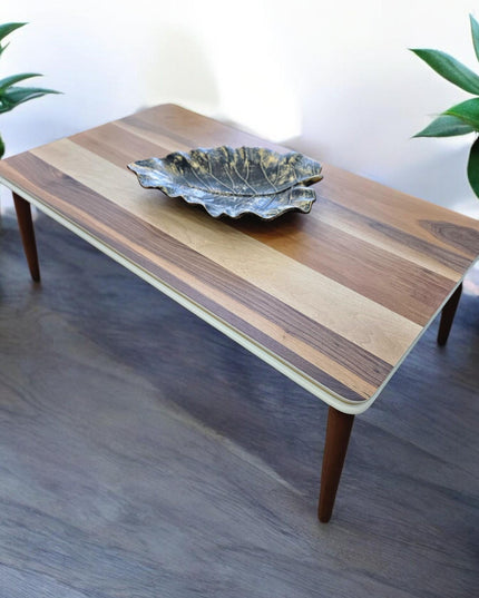 Wood Coffee Table, Natural Walnut Coffee Table, Walnut Modern Wooden Coffee Table, Mid Century Modern Coffee Table, Handmade Furniture