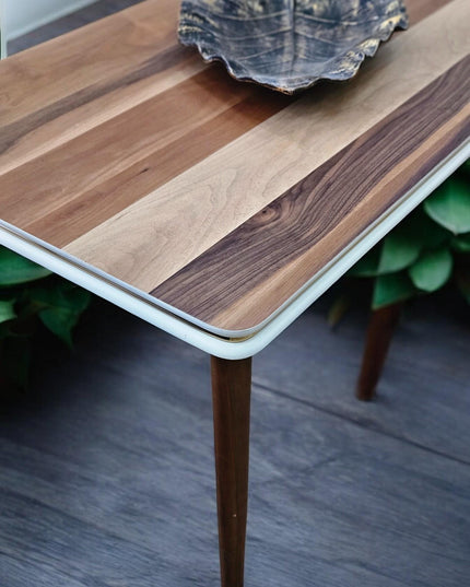 Wood Coffee Table, Natural Walnut Coffee Table, Walnut Modern Wooden Coffee Table, Mid Century Modern Coffee Table, Handmade Furniture