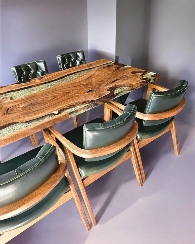 Custom Epoxy Dining Room Table, Custom Dine Table, Epoxy Table, Handmade, Modern Epoxy Kitchen Table, Epoxy Resin Kitchen Table, Gift Table