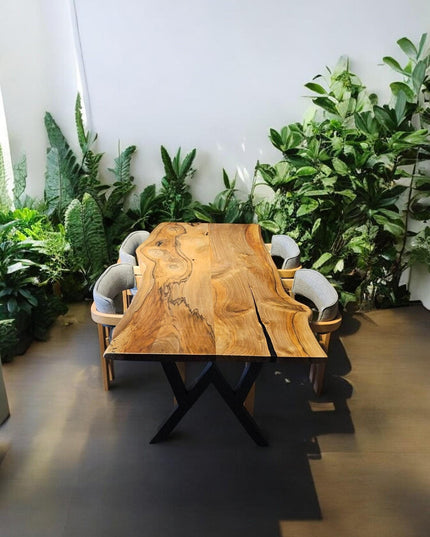 Walnut Dining Table, Dining Table, Live Edge Dining Table, Kitchen Table, Wood Table, Walnut Table, Modern Table, Handcrafted