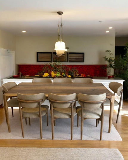 Walnut Dining Table, Dining Table, Live Edge Dining Table, Kitchen Table, Wood Table, Walnut Table, Modern Table, Handcrafted