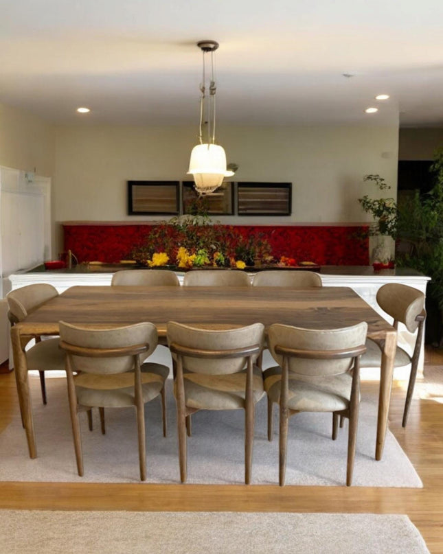 Walnut Dining Table, Dining Table, Live Edge Dining Table, Kitchen Table, Wood Table, Walnut Table, Modern Table, Handcrafted