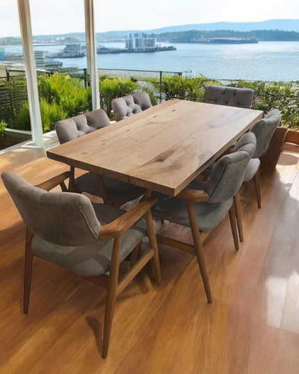 Kitchen Table, Live Edge Dining Table, Modern Wood Dining Table, Dining Table, Wood Table, Walnut Table, Modern Table, Handcrafted