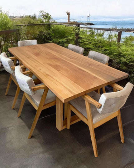 Wooden Kitchen Table, Solid Walnut Dinner Table, Live Edge Walnut Dining Table, Solid Walnut Table, Wood Table, Walnut Table