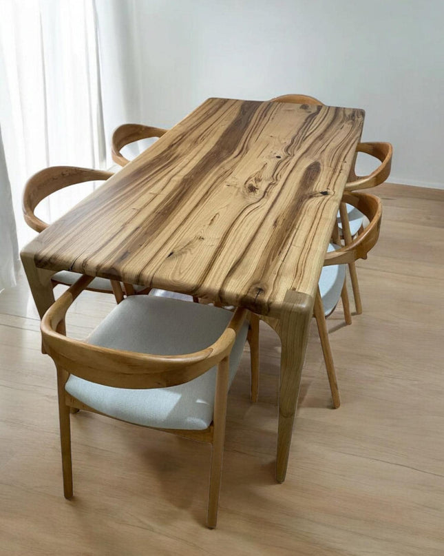 Live Edge Dining Table, Modern Wood Dining Table, Dining Table, Kitchen Table, Wood Table, Walnut Table, Modern Table, Handcrafted