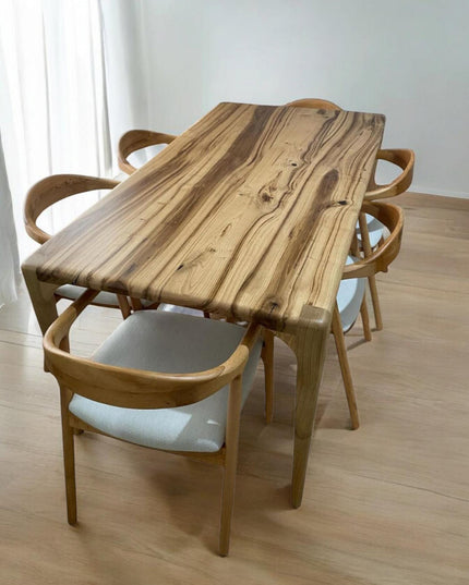 Live Edge Dining Table, Dining Table, Kitchen Table, Wood Table, Walnut Table, Modern Table, Modern Wood Dining Table, Handcrafted