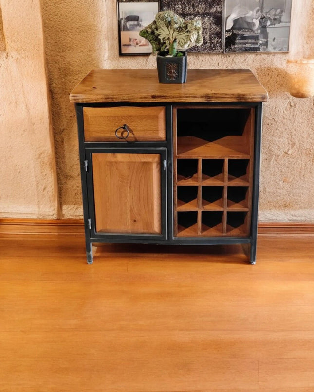 Wood Wine Rack Kitchen, Cabinet Shelf For Wine, Mini Wine Bar, Walnut Wood Wine Bar, Wood Liquor Cabinet, Wine Storage Sideboard