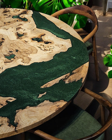 Custom Epoxy Dining Room Table, Custom Dine Table, Epoxy Table, Handmade, Modern Epoxy Kitchen Table, Epoxy Resin Kitchen Table