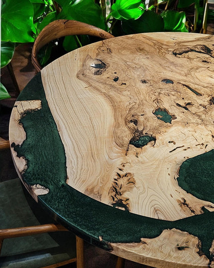 Custom Epoxy Dining Room Table, Custom Dine Table, Epoxy Table, Handmade, Modern Epoxy Kitchen Table, Epoxy Resin Kitchen Table