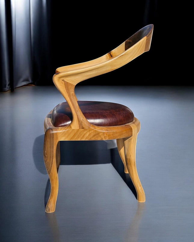 Walnut Modern Dining Chair, Walnut Dining Chair, Chairs for Living Room, Wooden Dining Chair, Kitchen Table Chairs, Walnut Dining Chair