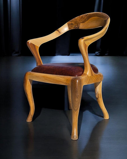 Walnut Modern Dining Chair, Walnut Dining Chair, Chairs for Living Room, Wooden Dining Chair, Kitchen Table Chairs, Walnut Dining Chair