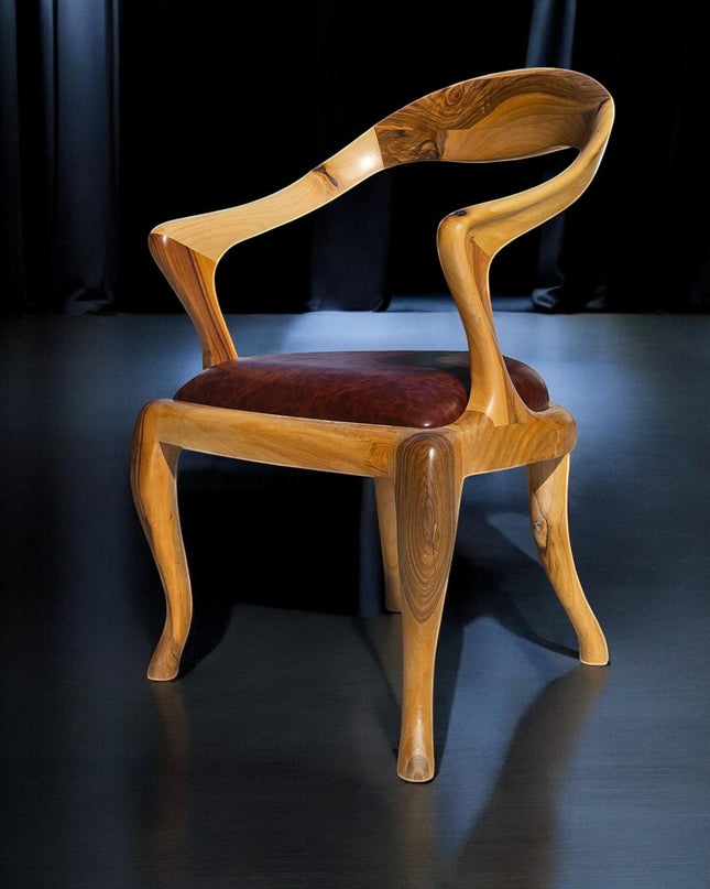 Walnut Modern Dining Chair, Walnut Dining Chair, Chairs for Living Room, Wooden Dining Chair, Kitchen Table Chairs, Walnut Dining Chair