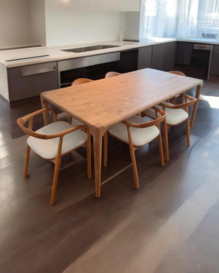 Modern Wood Dining Table, Dining Table, Live Edge Dining Table, Kitchen Table, Wood Table, Walnut Table, Modern Table, Handcrafted