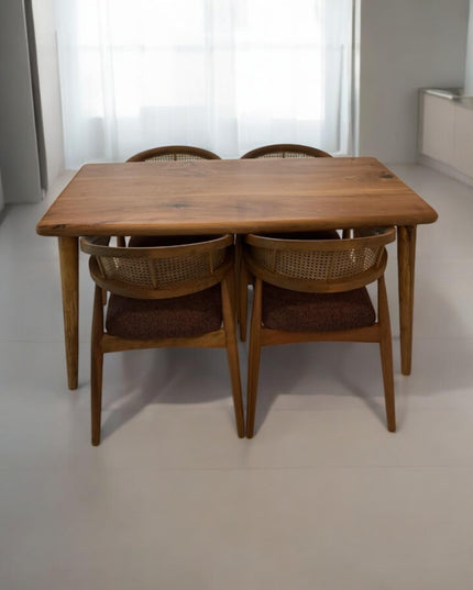 Live Edge Dining Table, Dining Table, Kitchen Table, Wood Table, Walnut Table, Modern Table, Modern Wood Dining Table, Handcrafted