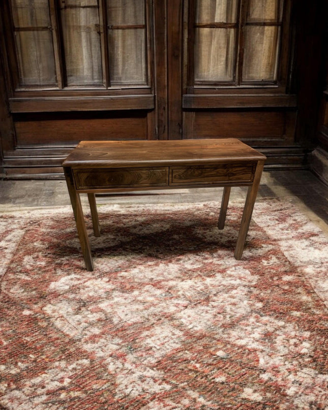 Rustic Wood Console Table, Modern Walnut Console, Wooden Console, Metal and Wooden Console, Waterfall Console Table for Entryway