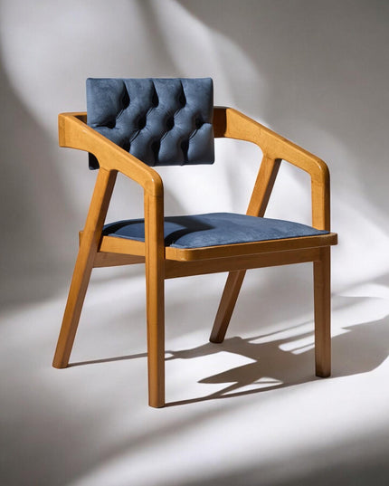 Wooden Dining Chair, Chairs for Living Room, Modern Dining Chair, Wood Dining Chair, Kitchen Table Chairs, Dining Chair with Wooden Arms