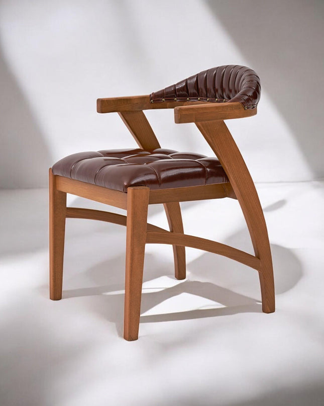 Modern Dining Chair, Rattan Dining Chair, Chairs for Living Room, Wooden Dining Chair, Kitchen Table Chairs, Dining Chair with Wooden Arms