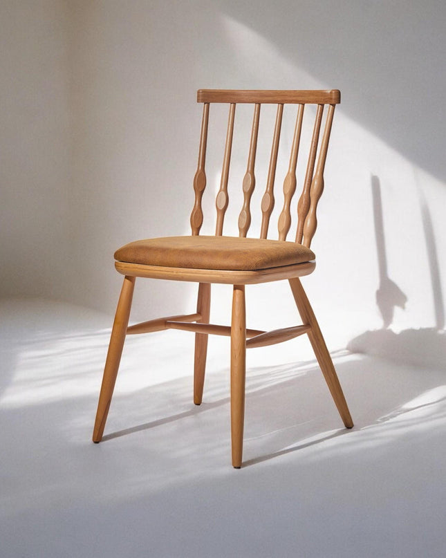 Dining Chair with Wooden Arms, Wood Handmade Chair, Modern Dining Chair, Chairs for Living Room, Wooden Dining Chair, Kitchen Table Chairs