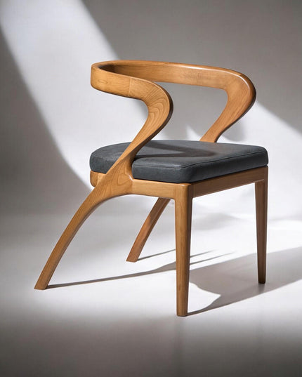 Rattan Dining Chair, Beech Tree Dining Chair, Chairs for Living Room, Wooden Dining Chair, Kitchen Table Chairs, Dining Chair with Wooden