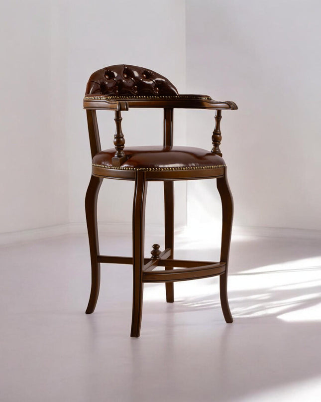 Wooden Bar Chair, High Bar Chair, Bar Chair, Solid Bar Chair, Woden Bar Chair, Handmade Bar Chair, 4 Legged Bar Chair, Tree Bar Chair