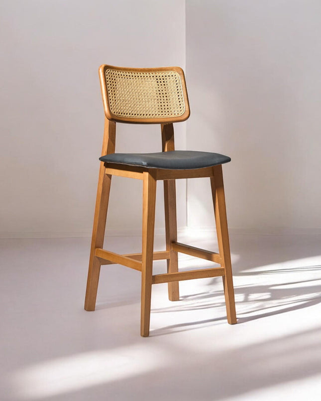 Wooden Bar Chair, High Bar Chair, Bar Chair, Solid Bar Chair, Woden Bar Chair, Handmade Bar Chair, 4 Legged Bar Chair, Tree Bar Chair