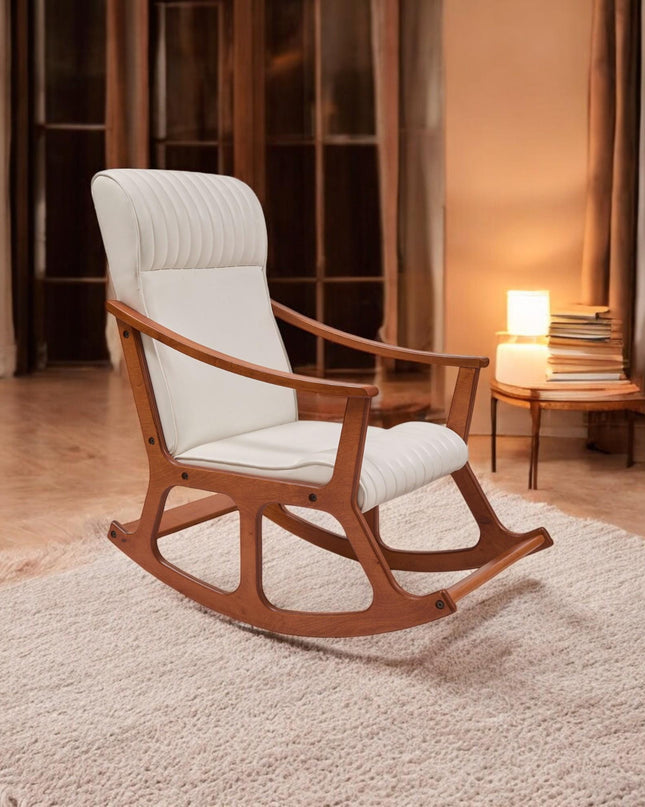 Handmade Rocking Chair, Wood Chair, Rocking Chair, Book Reading Chair, Peaceful Corner Chair, Relaxing Chair, Unique Wood Rocking Chair