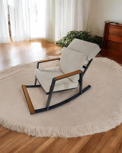 Handmade Rocking Chair, Wood Chair, Rocking Chair, Book Reading Chair, Peaceful Corner Chair, Relaxing Chair, Unique Wood Rocking Chair