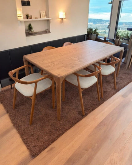 Custom Kitchen Table, Modern Wood Dining Table, Dining Table, Live Edge Dining Table, Wood Table, Walnut Table, Modern Table, Handcrafted