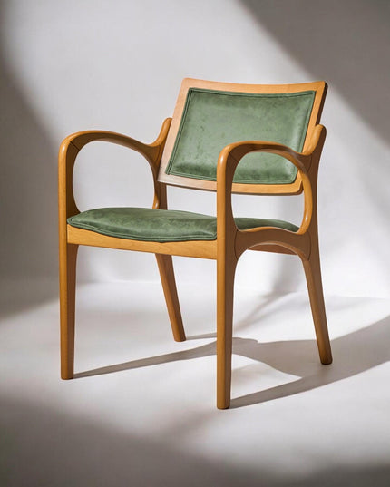 Wooden Dining Chair, Chairs for Living Room, Modern Dining Chair, Wood Dining Chair, Kitchen Table Chairs, Dining Chair with Wooden Arms