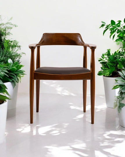 Wooden Dining Chair, Chairs for Living Room, Modern Dining Chair, Handmade Dining Chair, Kitchen Table Chairs, Dining Chair with Wooden Arms