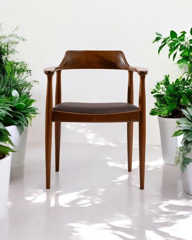 Wooden Dining Chair, Chairs for Living Room, Modern Dining Chair, Handmade Dining Chair, Kitchen Table Chairs, Dining Chair with Wooden Arms