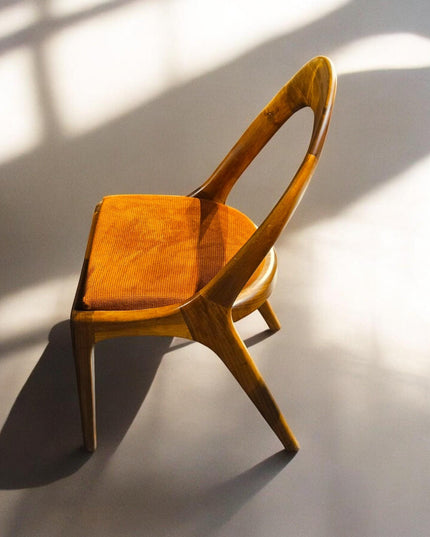 Wooden Dining Chair, Chairs for Living Room, Modern Dining Chair, Walnut Dining Chair, Kitchen Table Chairs, Dining Chair with Wooden Arms