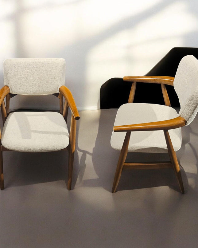 Wooden Dining Chair, Rattan Dining Chair, Modern Dining Chair, Chairs for Living Room, Kitchen Table Chairs, Dining Chair with Wooden Arms