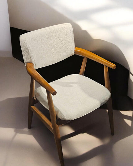 Wooden Dining Chair, Rattan Dining Chair, Modern Dining Chair, Chairs for Living Room, Kitchen Table Chairs, Dining Chair with Wooden Arms