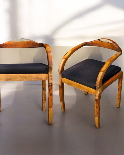 Epoxy Modern Dining Chair, Epoxy  Walnut Dining Chair, Epoxy Chairs for Living Room, Wooden Dining Chair, Kitchen Table Chairs, Dining Chair