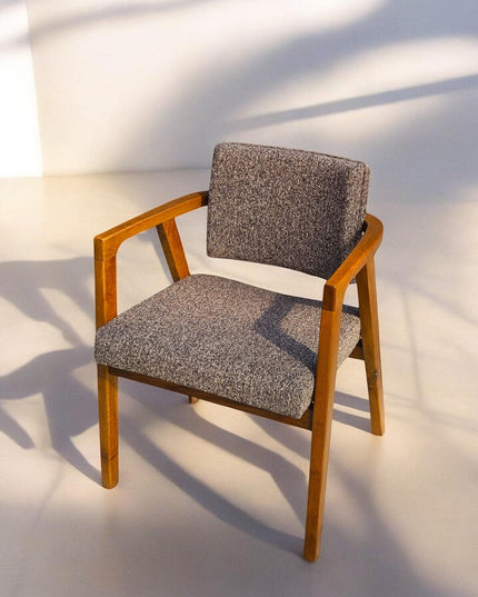 Modern Dining Chair, Walnut Dining Chair, Chairs for Living Room, Wooden Dining Chair, Kitchen Table Chairs, Dining Chair with Wooden Arms