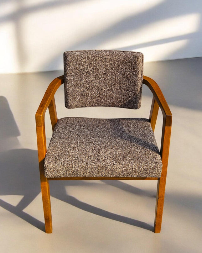 Modern Dining Chair, Walnut Dining Chair, Chairs for Living Room, Wooden Dining Chair, Kitchen Table Chairs, Dining Chair with Wooden Arms