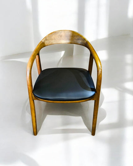 Walnut Dining Chair, Modern Dining Chair, Chairs for Living Room, Wooden Dining Chair, Kitchen Table Chairs, Dining Chair with Wooden Arms