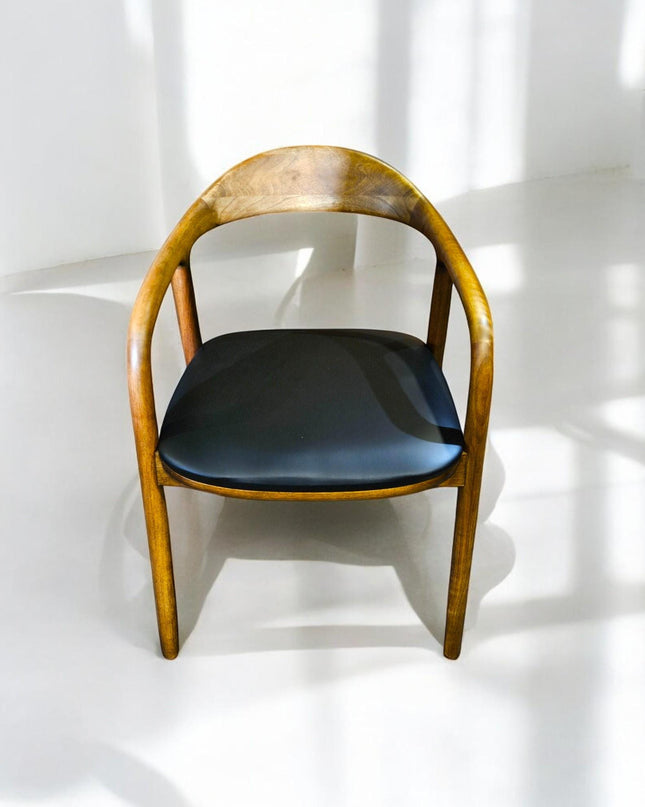 Walnut Dining Chair, Modern Dining Chair, Chairs for Living Room, Wooden Dining Chair, Kitchen Table Chairs, Dining Chair with Wooden Arms