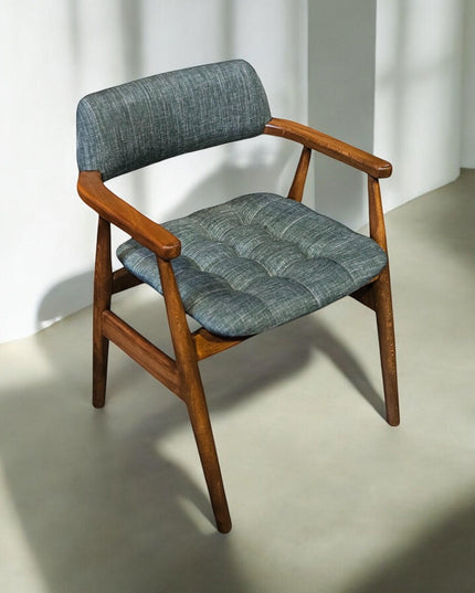 Wood Handmade  Chair, Mid Century Modern Dining Chair, Vintage Dining and Living Room Chairs, Wooden Rattan Dine Chair,