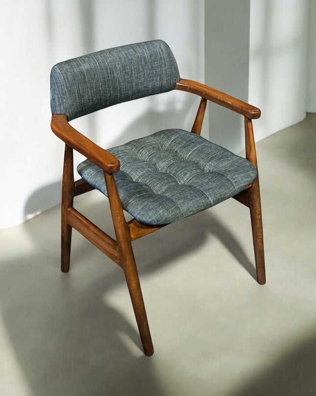 Wood Handmade  Chair, Mid Century Modern Dining Chair, Vintage Dining and Living Room Chairs, Wooden Rattan Dine Chair,